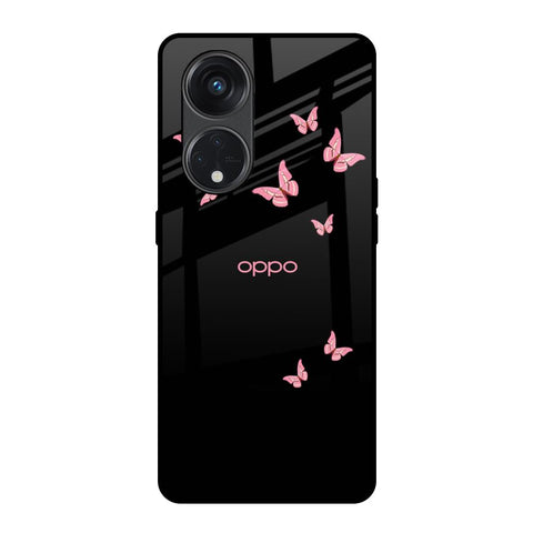 Fly Butterfly Glossy Case for Oppo Reno8T 5G