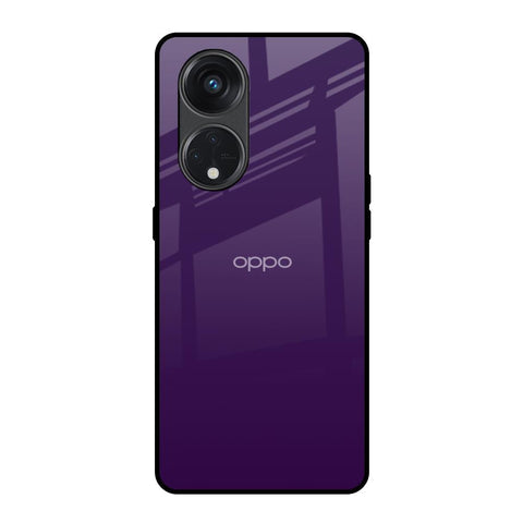 Dark Purple Glossy Case for Oppo Reno8T 5G