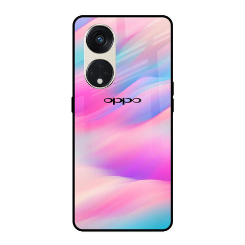 Colorful Waves Glossy case for Oppo Reno8T 5G