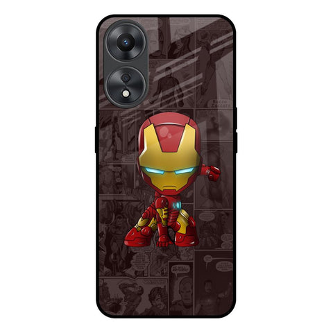 Angry Baby Super Hero Glossy Case for Oppo A58 5G
