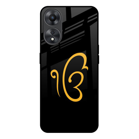 Luxury Fashion Initial Glossy Case for Oppo A58 5G