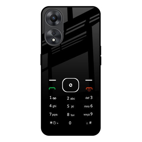 Classic Keypad Pattern Glossy Case for Oppo A58 5G