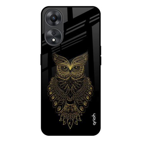 Golden Owl Glossy Case for Oppo A58 5G