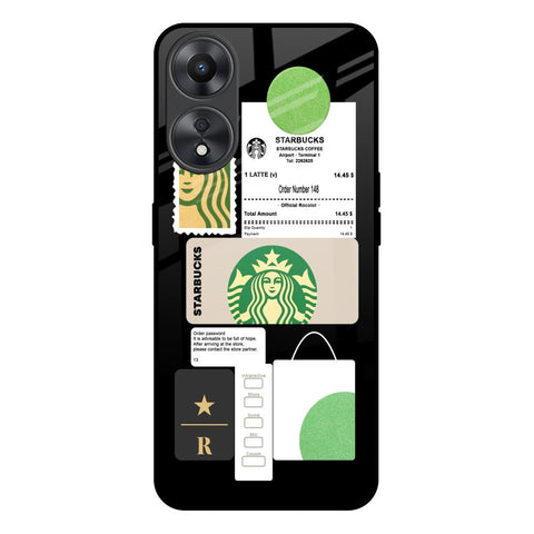 Coffee Latte Glossy Case for Oppo A58 5G