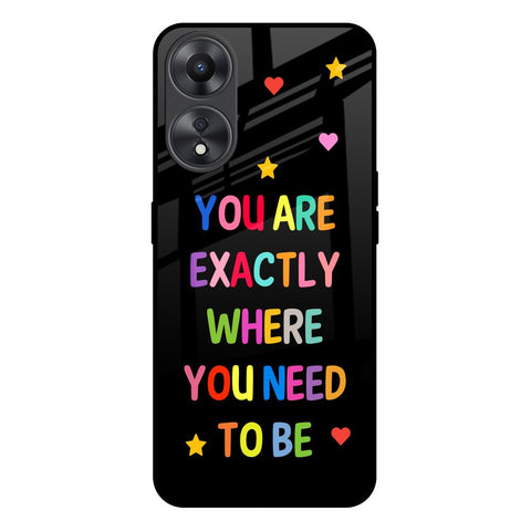 Magical Words Glossy Case for Oppo A58 5G