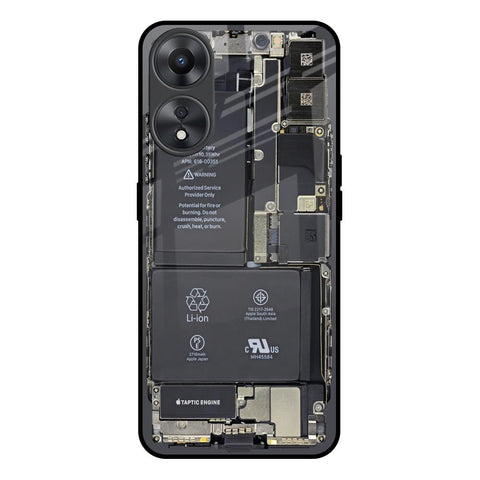 Skeleton Inside Glossy Case for Oppo A58 5G