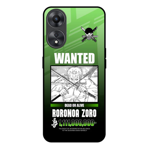 Zoro Wanted Glossy Case for Oppo A58 5G