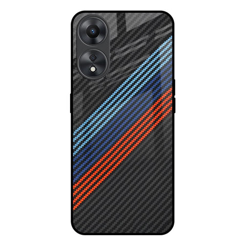 Carbon Inspired Glossy Case for Oppo A58 5G