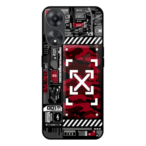 Technology Art Glossy Case for Oppo A58 5G