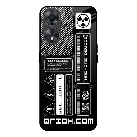 Futuristic Art Glossy Case for Oppo A58 5G