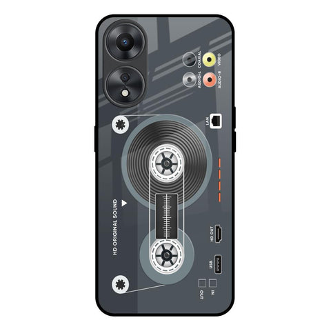 Retro Recorder Glossy Case for Oppo A58 5G