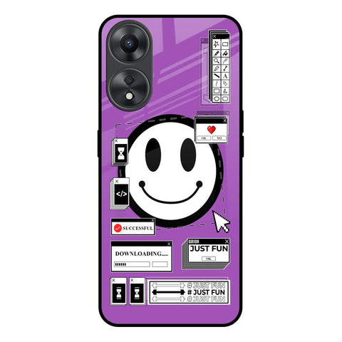 Code with Smile Glossy Case for Oppo A58 5G