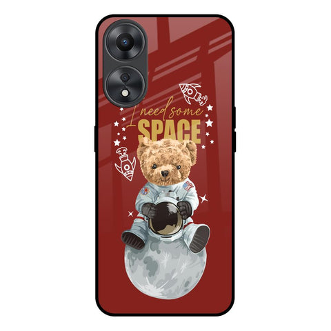 Astronaut Bear Glossy Case for Oppo A58 5G