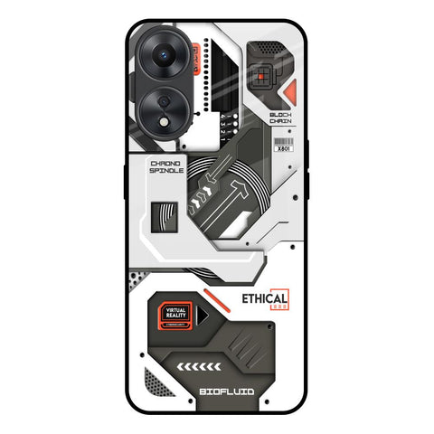 Explore Circuit Glossy Case for Oppo A58 5G