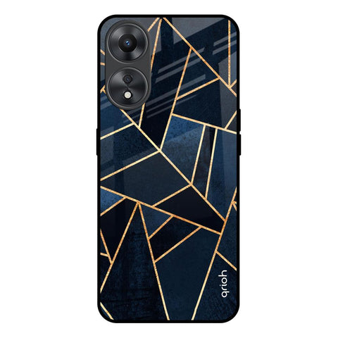 Abstract Tiles Glossy Case for Oppo A58 5G