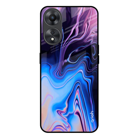 Psychic Texture Glossy Case for Oppo A58 5G