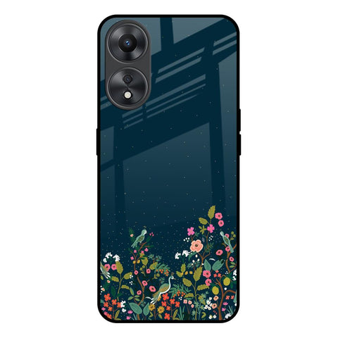 Small Garden Glossy Case For Oppo A58 5G