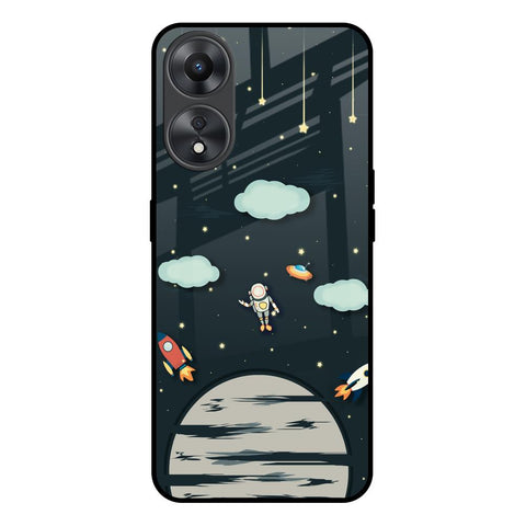 Astronaut Dream Glossy Case For Oppo A58 5G