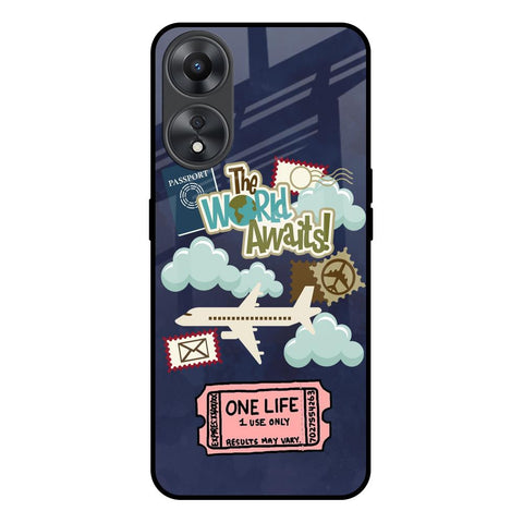 Tour The World Glossy Case For Oppo A58 5G
