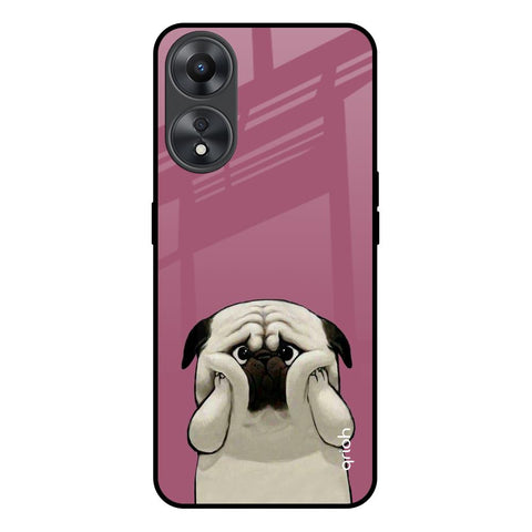 Funny Pug Face Glossy Case For Oppo A58 5G
