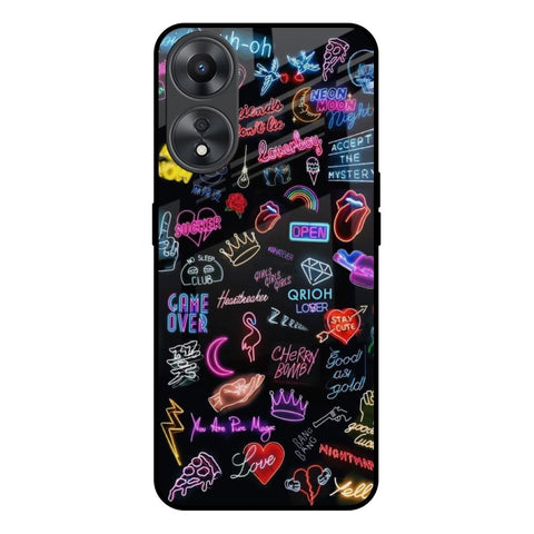 Accept The Mystery Glossy Case for Oppo A58 5G