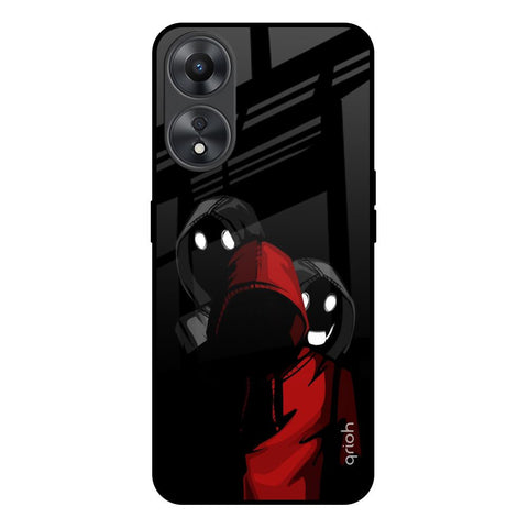 Shadow Character Glossy Case for Oppo A58 5G
