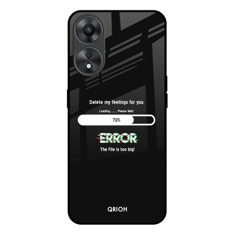 Error Glossy Case for Oppo A58 5G