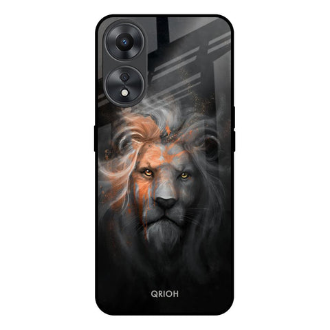 Devil Lion Glossy Case for Oppo A58 5G