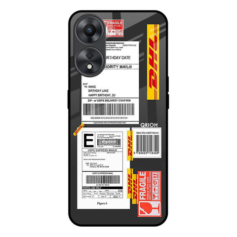 Cool Barcode Label Glossy Case For Oppo A58 5G