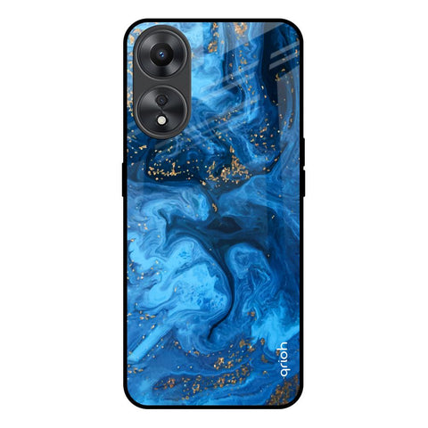 Gold Sprinkle Glossy Case for Oppo A58 5G