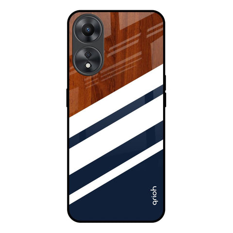 Bold Stripes Glossy Case for Oppo A58 5G