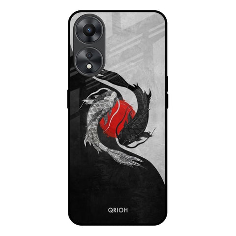 Japanese Art Glossy Case for Oppo A58 5G