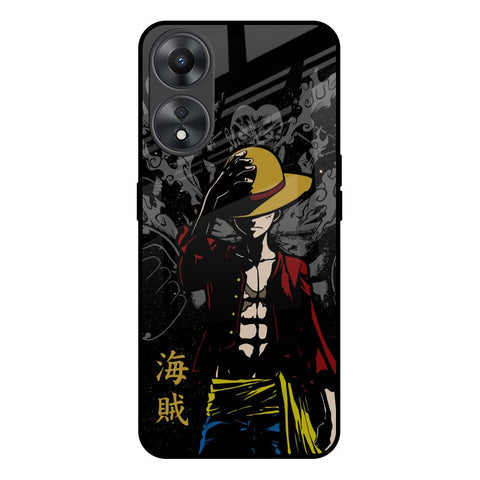 Dark Luffy Glossy Case for Oppo A58 5G