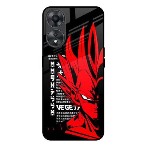 Red Vegeta Glossy Case for Oppo A58 5G