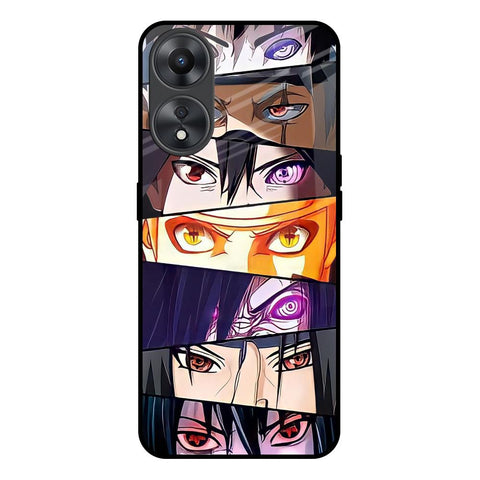 Anime Eyes Glossy Case for Oppo A58 5G