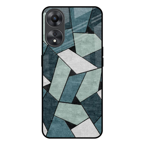 Abstact Tiles Glossy Case for Oppo A58 5G