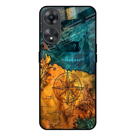 Architecture Map Glossy Case for Oppo A58 5G