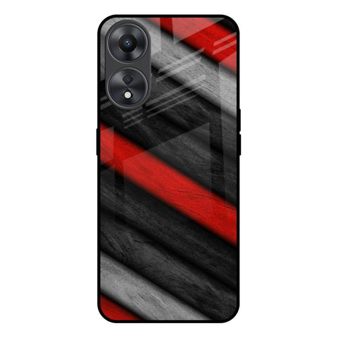 Soft Wooden Texture Glossy Case for Oppo A58 5G