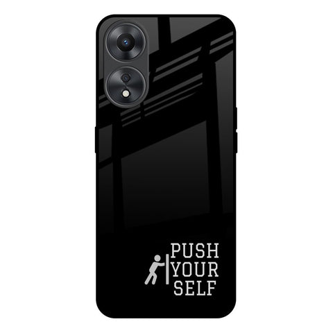Push Your Self Glossy Case for Oppo A58 5G