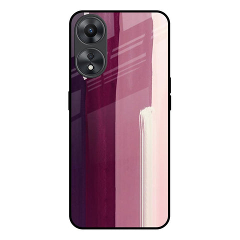 Brush Stroke Art Glossy Case for Oppo A58 5G