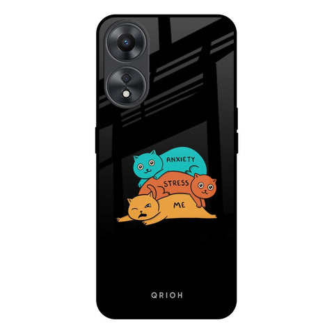 Anxiety Stress Glossy Case for Oppo A58 5G