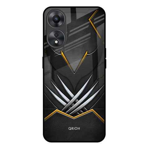 Black Warrior Glossy Case for Oppo A58 5G