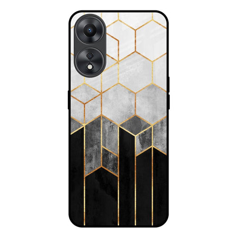 Tricolor Pattern Glossy Case for Oppo A58 5G