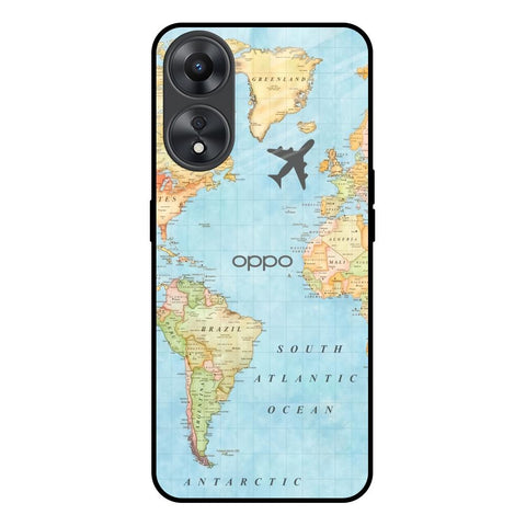 Fly Around The World Glossy Case for Oppo A58 5G