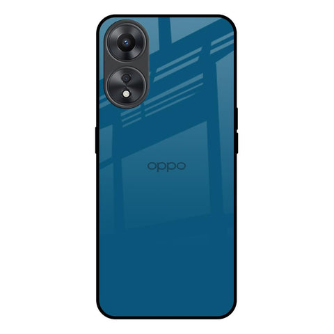 Cobalt Blue Glossy Case for Oppo A58 5G