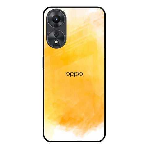 Rustic Orange Glossy Case for Oppo A58 5G