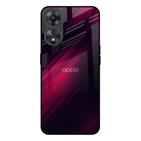 Razor Black Glossy Case for Oppo A58 5G