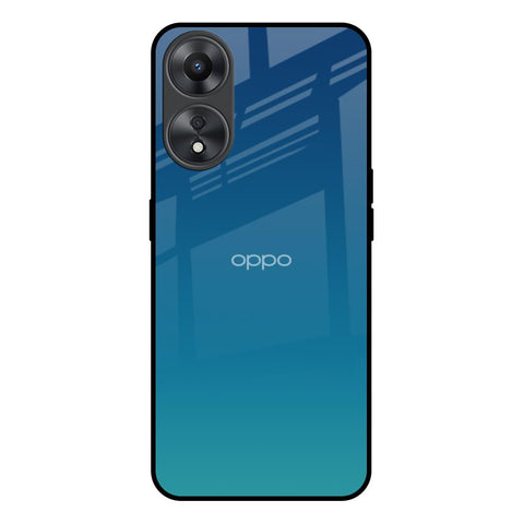 Celestial Blue Glossy Case For Oppo A58 5G