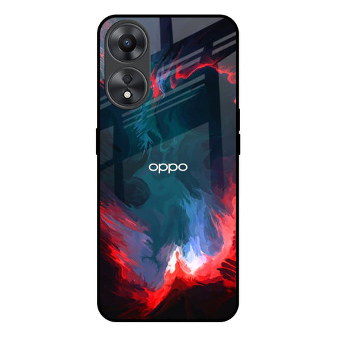 Brush Art Glossy Case For Oppo A58 5G