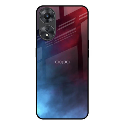 Smokey Watercolor Glossy Case for Oppo A58 5G